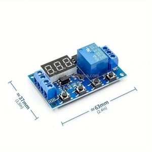 Circuito de interruptor de retardo de temporización de ciclo, placa de control de transistores MOS duales que reemplaza al módulo de relé 12-24V - Product Image 5