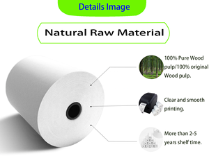 Rollo de Papel Térmico de Alta Calidad Sin BPA, 80*80mm, Papel para Caja Registradora, Papel para Impresora Térmica, Rollo Jumbo para Impresora POS - Product Image 5