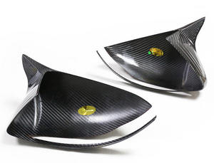 Pour Mercedes-Benz Classe B/C/E/S AMG GT C300 - Capuchons de rétroviseurs en fibre de carbone sèche en forme de corne pour la marche arrière - Product Image 5