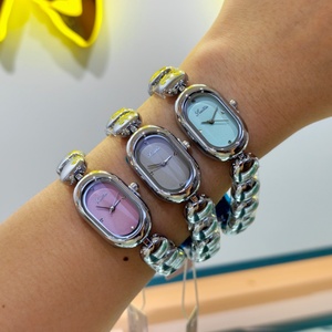 <span class=keywords><strong>Montre</strong></span> Scottie E9731b de luxe à quartz avec diamants, design ovale simple, <span class=keywords><strong>bracelet</strong></span> en acier inoxydable de 22 mm, <span class=keywords><strong>montre</strong></span> de mode professionnelle 9731b pour <span class=keywords><strong>femme</strong></span> - Product Image 5