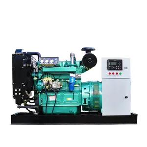 VLAIS high quality AC single phase 4 wire 30kva water cooled open diesel generator generac standby power generator genset 24kw