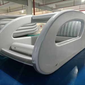 Nuova <span class=keywords><strong>Serie</strong></span> di Tendenza: Goditi la Vita con la Casa Galleggiante Elettrica Gonfiabile, Yacht, Catamarano con Motore - Product Image 1
