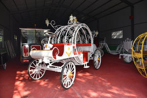 Calèche Électrique Européenne Élégante Princesse Rêve Citrouille Voiture de Mariage Vente Directe Usine Calèche de Mariage Électrique - Product Image 3