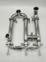 Filtre à tamis en maille Filtres doubles en acier inoxydable de qualité alimentaire Ligne de tuyaux à double crépine