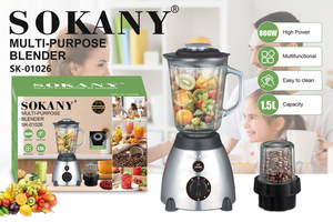 Thép không gỉ tốc độ cao tiếng ồn thấp nước ép trái cây trộn Máy ép trái cây và máy xay sinh tố 110V 220V 800W 1.5L 2 trong 1 Máy ép trái cây máy xay sinh tố - Product Image 5