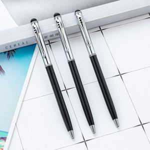 Custom Logo 1.0Mm Business Metal Touchscreen Ballpoint <b>Creative</b> Twist-Action Promotional Advertising <b>Gift</b> Pen - Product Image 1