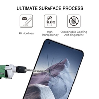 Film de protection en verre trempé 9H HD 3D à bords incurvés pour Xiaomi Mi 11 Ultra, colle intégrale, vente en gros