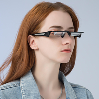Lunettes à prisme pour lit, miroir horizontal, lunettes pour lecteurs paresseux, lunettes à prisme à 90 degrés pour lire et regarder la télévision allongé