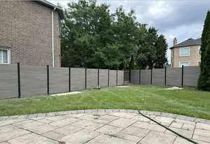 Tablero de valla WPC impermeable para exteriores, a prueba de humedad, de 6 pies x 8 pies, para jardín de Villa, puerta de esgrima coextruida de bajo mantenimiento - Product Image 3