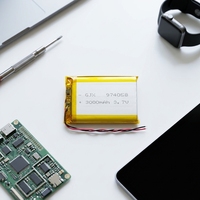 Batería de polímero de iones de litio 974058 3000mAh 3.7V, paquete de baterías de litio, accesorios y suministros electrónicos