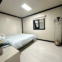 Maison conteneur extensible moderne personnalisable de 20 pieds avec deux pièces, utilisation en appartement extérieur, durabilité de 30 à 40 ans