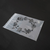 Sacs en plastique LDPE biodégradables pour l'emballage de bijoux, grand sac debout tissé avec poignée découpée et impression personnalisée