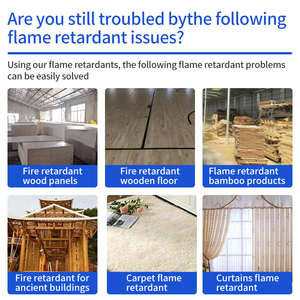 Màu Xanh Lá Cây tai chống cháy hóa chất lỏng phụ gia hóa chất chống cháy cho hàng dệt chống cháy - Product Image 2