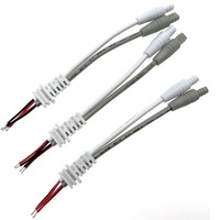 Connecteur étanche 2 broches pour maison intelligente, câble d'alimentation étanche IP65, faisceau de câbles, connecteur DC pour salle de bain intelligente et toilettes