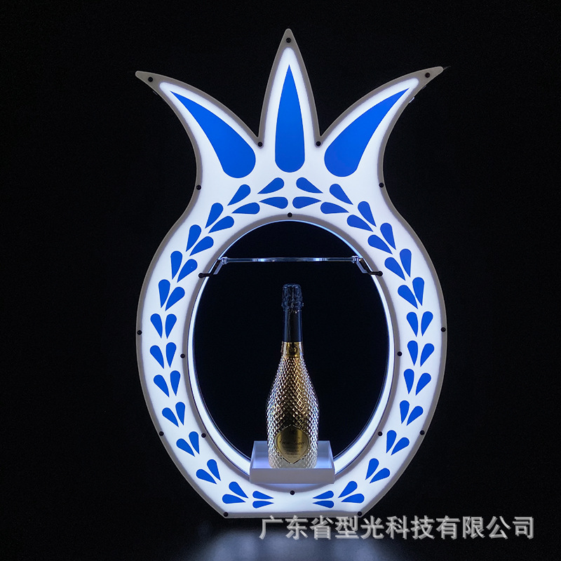 White Light Large Pineapple Wine Stand