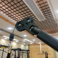 Entrenador cruzado de doble cable, equipo de gimnasio en casa multifunción para entrenamiento de fuerza y ejercicio de brazos hecho de acero