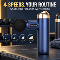 Pistolet de massage musculaire portable en gros avec 4 accessoires, séance de 20 minutes pour les athlètes, la remise en forme et la récupération après l'entraînement