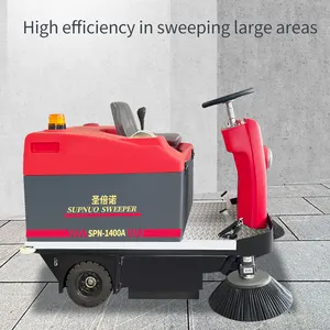 Factory Direct Sale Supnuo SBN-1400A Floor Sweeper Washing Cleaning Machine New Double Brush Floor Sweeper Machine