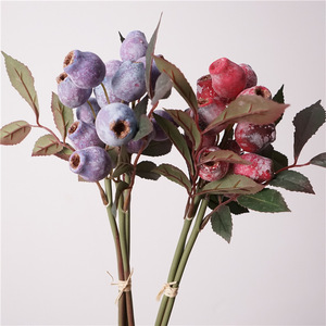 Wholesale GreenLife Creative High Quality Silk <b>Artificial</b> Eucalyptus Fruit Art Decorations for Thanksgiving Wedding - Product Image 1