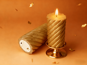 Led Flameless điện tử trụ cột Nến sao Hàng Mã nến cho Halloween sinh nhật Giáng sinh điều khiển từ xa trang trí nhà - Product Image 1