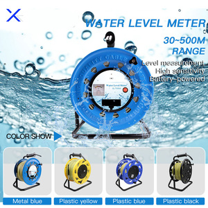 Taşınabilir kablo su seviye ölçer çelik cetvel derinlik göstergesi 50m/100m/200m/500m aralığı 9V pil seviyesi ölçüm aletleri - Product Image 5