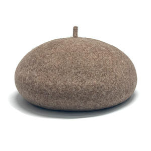 RongGuang بيع بالجملة الشتاء الدافئ الأزياء الكلاسيكية بلون واحد عالية الجودة الصوف للجنسين قبعة قبعة الرسام للنساء والرجال - Product Image 6
