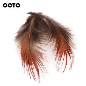 Plumes de <span class=keywords><strong>faisan</strong></span> rouge naturelles de 4 à 8 cm, 100 pièces, pour loisirs créatifs et bijoux fantaisie - Product Image 2