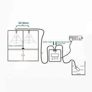 Humidificateur automatique de Terrariums de <span class=keywords><strong>brumisateur</strong></span> de reptiles avec tuyaux de pulvérisation système d'arrosage de brumisation dispositif d'arrosage - Product Image 4