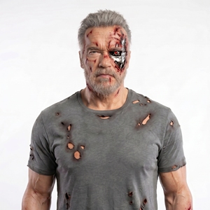 Figura de Cera de Silicona de <span class=keywords><strong>Arnold</strong></span> Schwarzenegger, T-800 Pops, Tamaño Real |   Personalización Directa de Fábrica para Parques Temáticos y Museos - Product Image 1