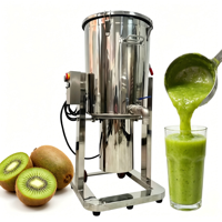 Commerciële multifunctionele wandbrekende machine van roestvrij staal, industriële fruit- en groentepulpmachine