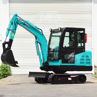 Pengiriman Gratis Mesin Mini Excavator 2.5 Ton Penggali Crawler Kecil Backhoe Thumb Gearbox Euro 5 CE EPA Sistem Hidrolik Impor