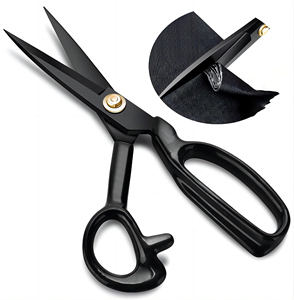 High Quality Heavy Duty Tailor Scissors with Smooth Edge Metal Handle for DIY Clothing Designer <b>Sewing</b> Fabric Cutting - Product Image 5