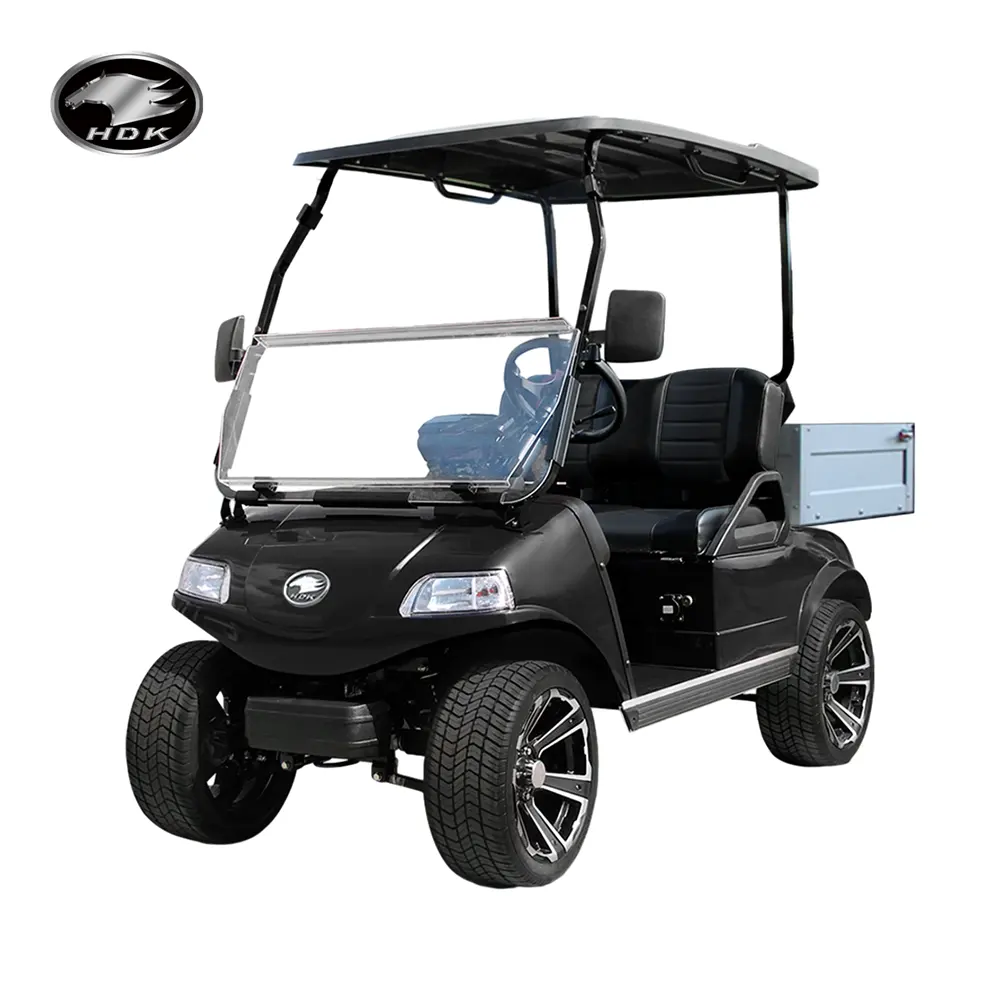 Caja de carga Vehículo utilitario Scooter todoterreno Nuevo diseño para la venta Mini camión agrícola 2024 HDK Carro de carrito de golf eléctrico