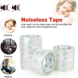 BOMEI PACK <span class=keywords><strong>BOPP</strong></span> 단면 아크릴 사일런트 방수 포장 테이프 <span class=keywords><strong>60</strong></span> <span class=keywords><strong>MM</strong></span> X 100 야드 산업용 중장비 판지 씰링 - Product Image 2