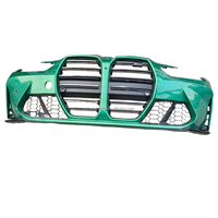 Pour BMW Série 3 Série 4 M3M4 Kit de carrosserie de pare-chocs avant Matériau ABS Découpes antibrouillard Convient à G80 M3 G82 G83 M4 Grille Nouveau pare-chocs de voiture