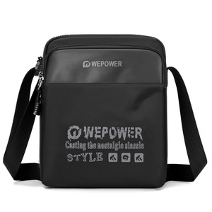 Sacs à bandoulière en nylon pour hommes, grande capacité, sac à main oblique, fermeture éclair tendance, portable pour les loisirs et les affaires - Product Image 4