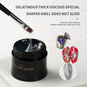 JTING Gel Adhésif Fort pour Bijoux d'Ongles, Gel Strass à Marque Privée, Couleurs de Vernis à Ongles Gel UV LED, Gel Pâte pour Ongles - Product Image 1