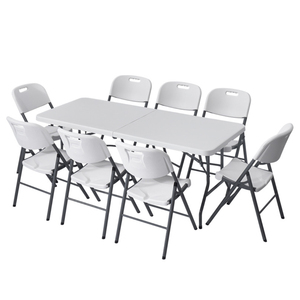 Silla Plegable al por Mayor, Silla de Jardín Moderna de Plástico Blanco para Exteriores, Silla Plegable Portátil para Campamento, Eventos y Fiestas - Product Image 4
