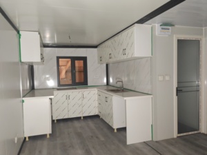 <span class=keywords><strong>Casa</strong></span> Contenedor de Acero Plegable y Expandible Moderna Sinoy de 20 y 40 pies, Resistente a Terremotos, con Panel Solar, para Sala de Estar, Escuela o Centro Comercial - Product Image 4