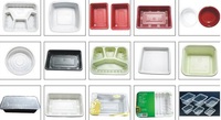 Máquina de envasado de alimentos al vacío, máquina de envasado de atmósfera modificada, selladora de bandejas con mapa