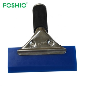 FOSHIO Racloir vinyle en caoutchouc bleu max PRO <span class=keywords><strong>Kit</strong></span> d'outils de nettoyage de vitres teintées avec poignée - Product Image 3