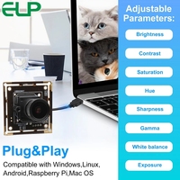 ELP 5MP Bozulma Yok USB Mini Kamera Modülü 2592x1944 Mjpeg 30fps PC Endüstriyel Kullanım için Yüksek Hızlı Ücretsiz Sürücü