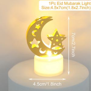 Prix de Gros Décoration Musulmane <span class=keywords><strong>Ramadan</strong></span> Kareem Bougies LED Maison Lumières Décor Aïd al-Fitr Aïd Moubarak Fournitures de Fête Festives - Product Image 3