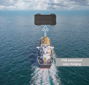 Высококачественный морской GPS трекер 20000 мА · ч Солнечный перезаряжаемый GSM GPRS GPS трекер сделано в Китае GPS трекер сирена для морских