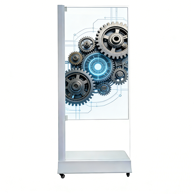 OLED Self-Emitting Transparent Display 55-inch HD High-Transparency Commercial Exhibition Hall Display Direct From Manufacturer