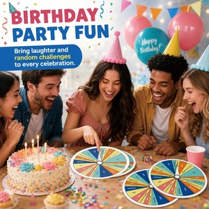Ruote Girevoli Personalizzate per Gioco della Verità o del Timore con Carte Interattive per Feste |   Carte sfida casuali per amici, attività rompighiaccio - Product Image 4