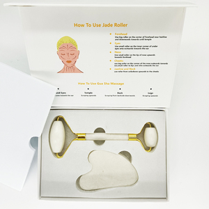 Rouleau de jade anti-âge personnalisé de haute qualité, rouleau de jade facial Xiuyan et Gua Sha - Product Image 5