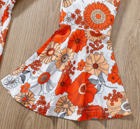 Ensembles personnalisés pour filles de 3 ans : Vêtements d'été tricotés avec lettres, manches courtes et shorts fleuris – Tenues de qualité pour enfants