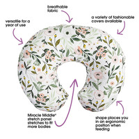 Vente en gros, oreiller d'allaitement confortable pour nouveau-né, oreiller en coton en forme de U, oreiller d'alimentation pour bébé