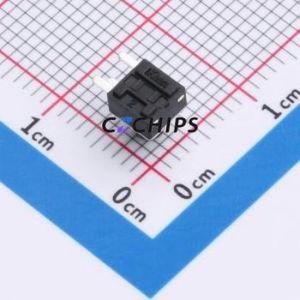 TSA45513-055D532DA Tactile Switch Bent Lead Through Hole-3P,4.5x4.5mm Switch Single Pole Single Throw Round Button 2.8N 4.5mm - Product Image 2